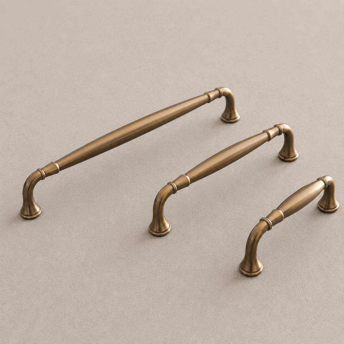 Vintage Antique Brass Cabinet Pull
