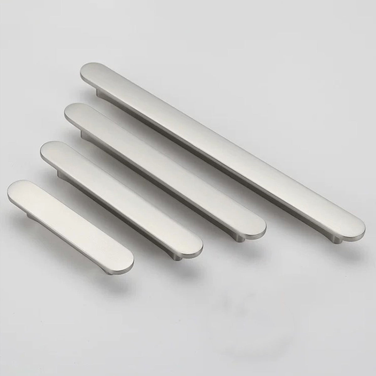 Modern Brushed Nickel Cabinet Pull Minimalist